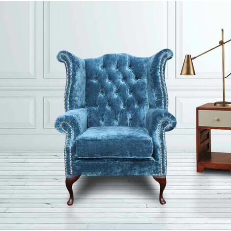 Teal high back 2024 accent chair