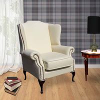 Chesterfield Richmond Armchair Cottonseed Cream Leather