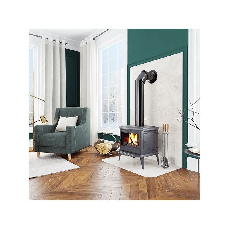 Stufa A Legna Athena S12 - In Ghisa, Libera Installazione, Ecodesign, Efficiente - Foto 6