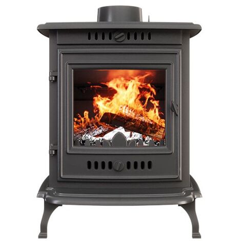 Stufa A Legna In Ghisa ECO - 7,4 KW, Libera Installazione, Design Ecologico - Foto 7