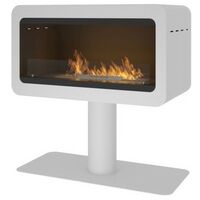 INECCO - Biocamino Da Pavimento Freestanding, bianco