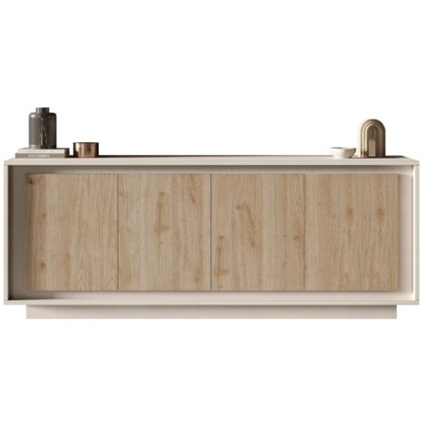 Madia 4 ante battenti linea Eos in finitura Cashmere e Rovere Cadiz (1/2)