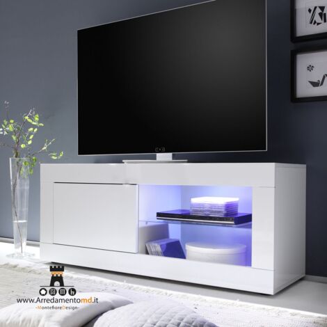 Porta TV BASIC bianco (1/2)