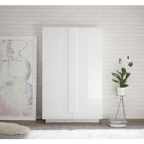 Credenza 2 ante linea Sax in finitura Bianco Lucido (1/2)