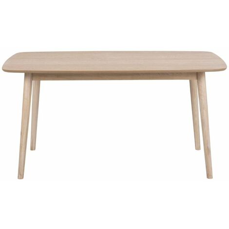 Table de salle à manger brun foncé 100 x 210 x 75 cm - House Nordic