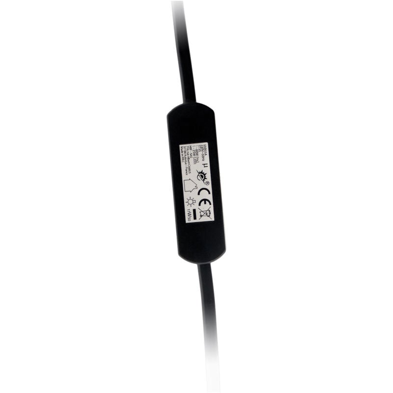 Mini Universal-Schnurdimmer LED & Halogen schwarz - Elexity