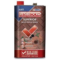 Resiblock Superior Block Paving Sealer - Gloss - 5 Litre