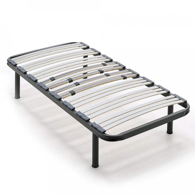 Somier multilaminas con reguladores lumbares 90X190-PATAS 26 CM