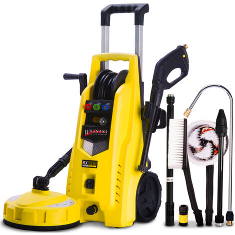 Electric Pressure Washer WILKS Rx525i 165 Bar 2400 PSI Power Jet Wash for Patio Car Driveway and Garden Cleaner - 2 Year Warranty