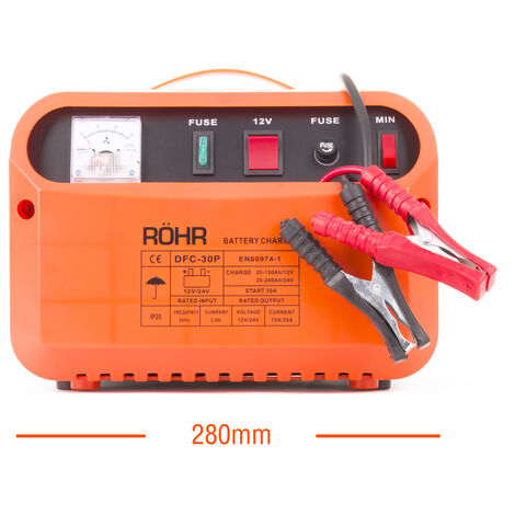 Röhr Car Battery Charger Heavy Duty Fast Maintainer Charge 12v 24v DFC-650P