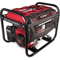 Petrol Generator BOHMER-AG 6500W - 2800w Recoil Start 3.4 kVA 8Hp 4-Stroke OHV Engine for Quiet Portable Backup / Camping Power - 2 Year Warranty