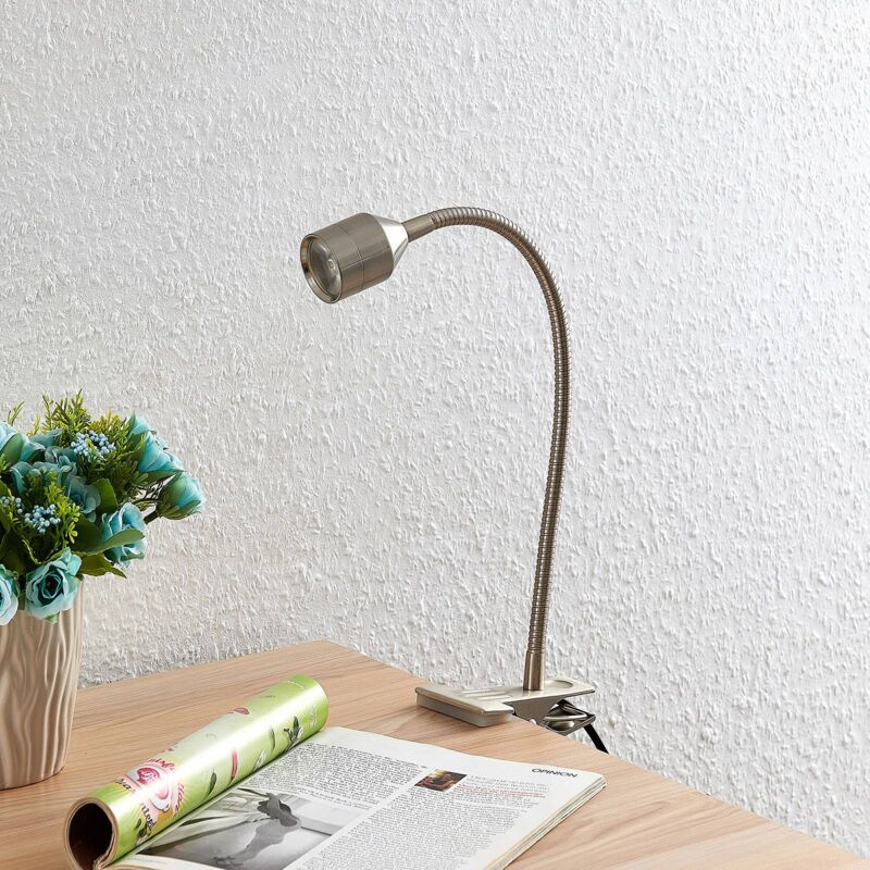 Lampe de bureau LED blanche Milow