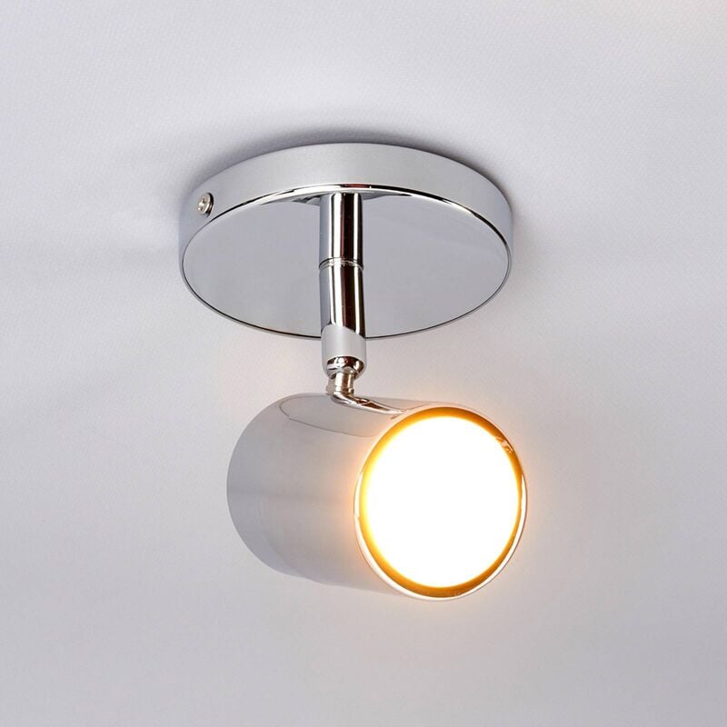 Plafonnier B.K.Licht Bk licht plafonnier led 2 spots orientables, spot de  plafond étanche ip44, luminaire salle de bain, 2x5w, gu10
