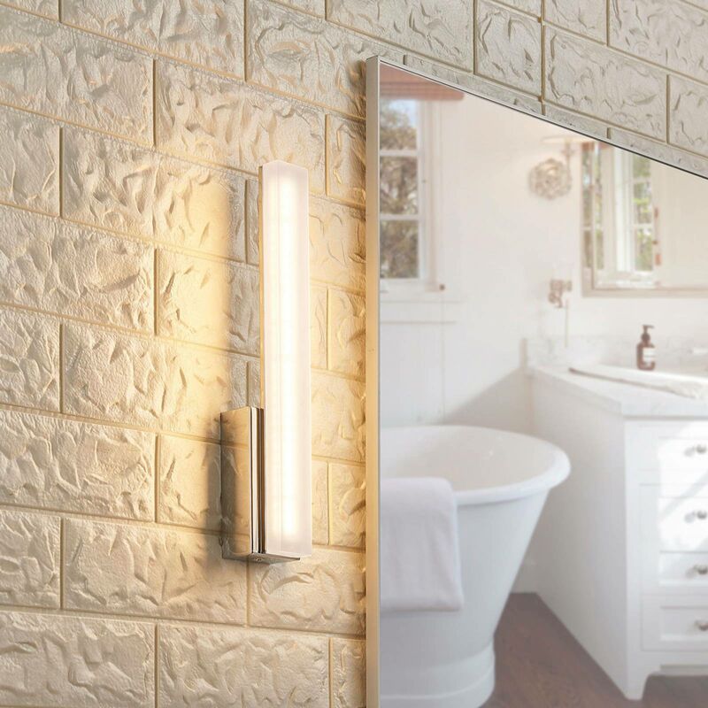 Applique murale LED pour miroir salle de bain 8W blanc chaud 3000K 650lm  professionnelle