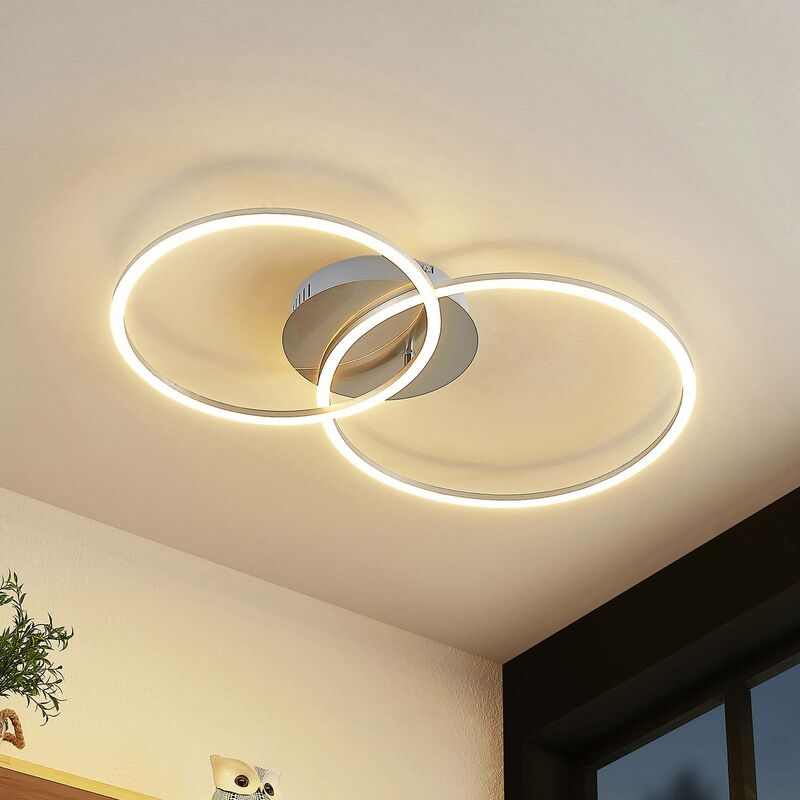 Lucande Serpentina plafonnier LED, dimmable
