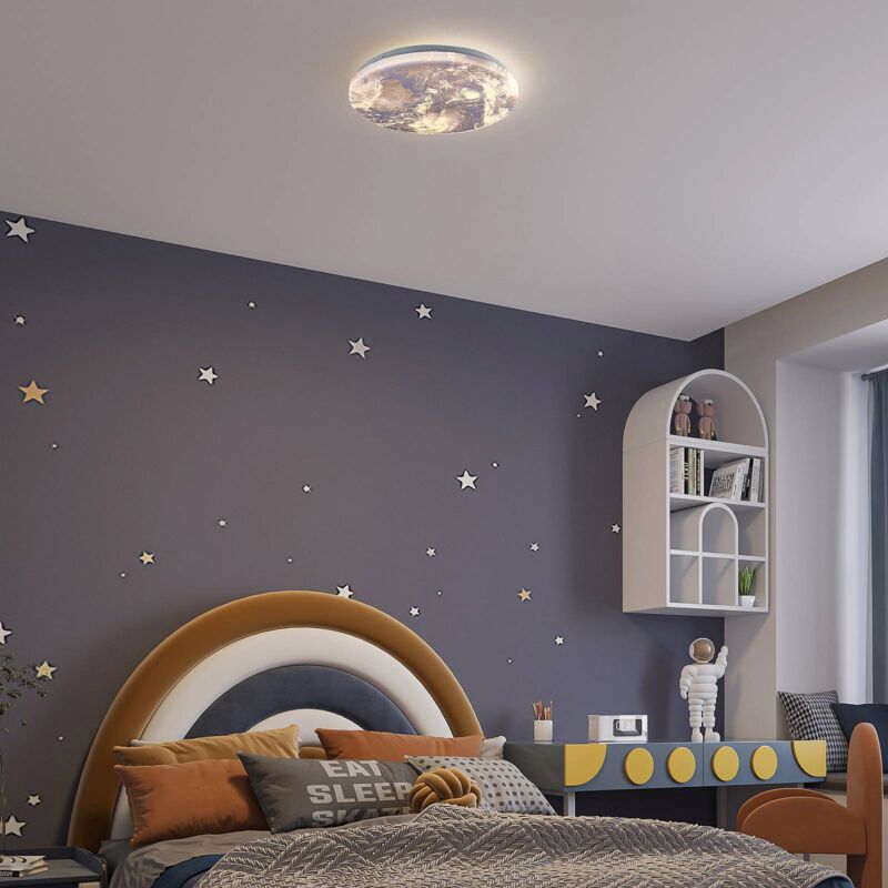 Plafonnier LED dimmable avec télécommande 59,5 cm - Philia