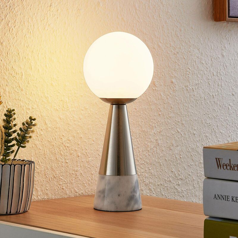 Lampe Aromatique Dimmable, Lampe Chauffe Bougie Parfumée en Métal avec  Minuterie, Pas de Flamme Brûleurs à Huile Électrique, avec Deux Ampoules