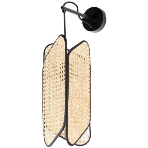 Applique à intensité variable 'Bassiola' en bois pour salon & salle à manger (1/5)
