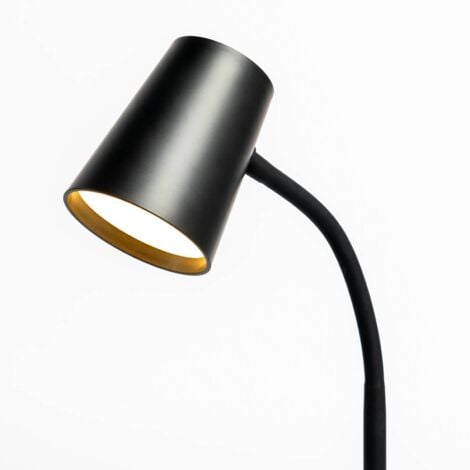 Lindby Ludmilla lampe à poser LED, écran, noir