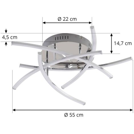 Harpochten Plafonnier LED For Chambre D'enfant, Plafonnier D'avion À Intensité Variable Avec Télécommande, Lampe Suspendue Moderne For Garçons Et Filles, Lampes De Chambre À Coucher Salle À Manger, Lu