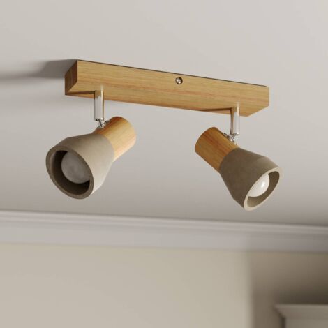 Plafonnier Spot Lindby Spot En Béton Filiz à Intensité Variable