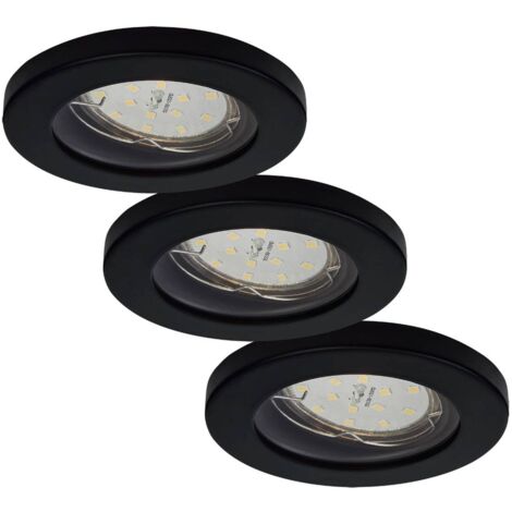 LED Spot encastrable 'Delfan' en aluminium pour salle de bain (1/2)