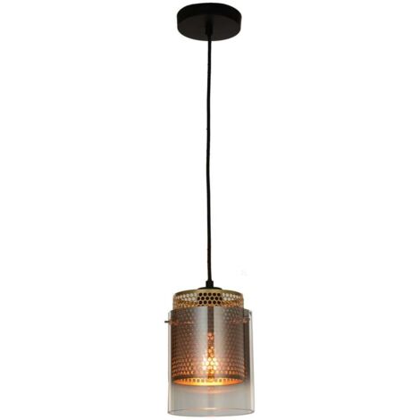 Suspension à intensité variable 'Sterzy' en verre pour salon & salle à manger (1/5)