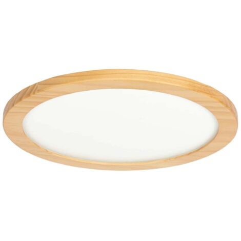 LED Plafonnier à intensité variable 'Joren' en bois pour salon & salle à manger (1/5)