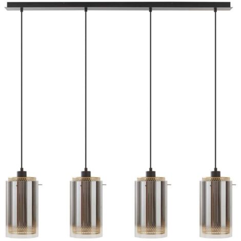 Suspension à intensité variable 'Sterzy' en verre pour salon & salle à manger (1/5)