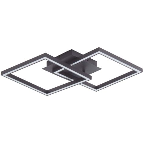LED Plafonnier à intensité variable 'Tjado' en métal pour salon & salle à manger (1/5)