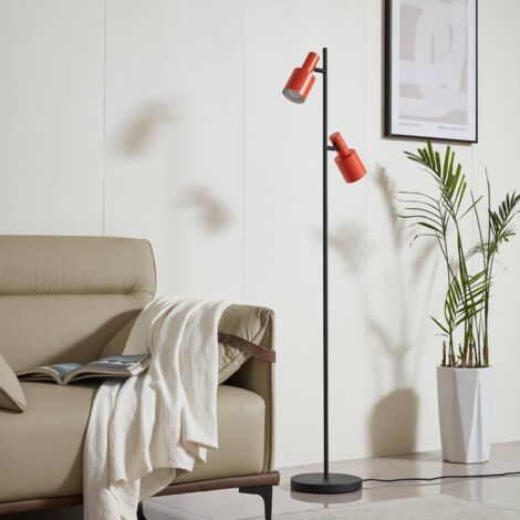 Lampadaire 'Ovelia' en métal pour salon & salle à manger