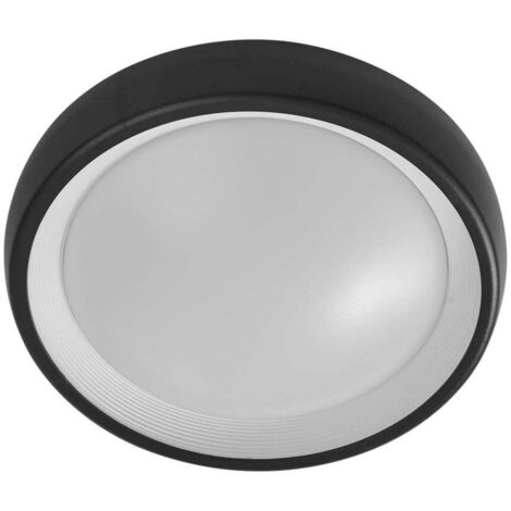 Lindby – Plafonnier d'extérieur LED rond 25 cm – Protection IP65 – Couleur lumière blanche chaude – Installation facile pour terrasses et balcons