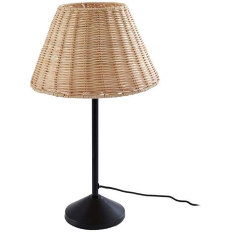 Lampe à poser 'Zyralia' en bois pour salon & salle à manger (1/5)