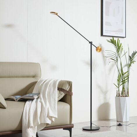 LED Lampadaire à intensité variable 'Adomas' en métal pour salon & salle à manger