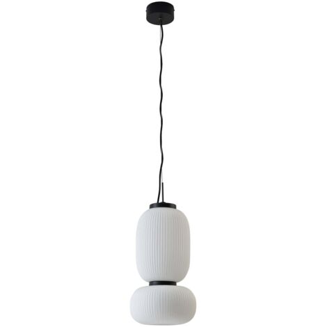 LED Suspension en verre à intensité variable 'Lucya' en verre pour salon & salle à manger (1/5)