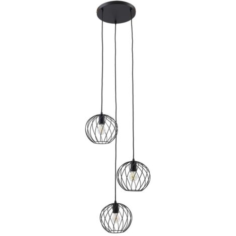 Suspension à intensité variable 'Danika' en métal pour salon & salle à manger (1/5)