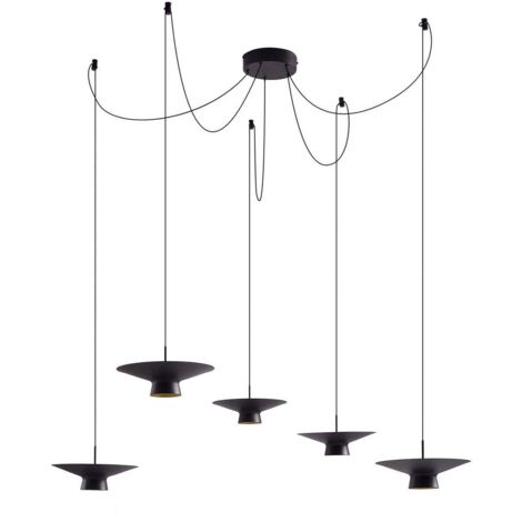 LED Suspension à intensité variable 'Norvind' en métal pour salon & salle à manger (1/5)