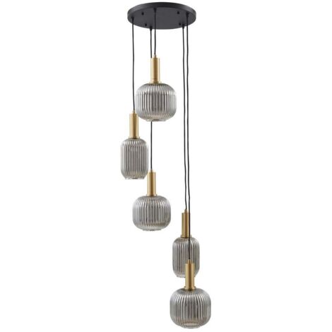 Suspension à intensité variable 'Doroteo' en verre pour salon & salle à manger (1/5)