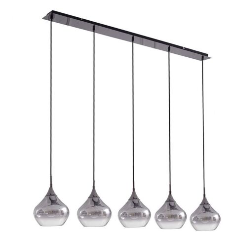 Suspension en verre à intensité variable 'Jarven' en verre pour salon & salle à manger (1/5)