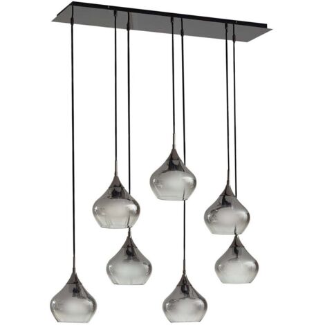 Suspension en verre à intensité variable 'Jarven' en verre pour salon & salle à manger