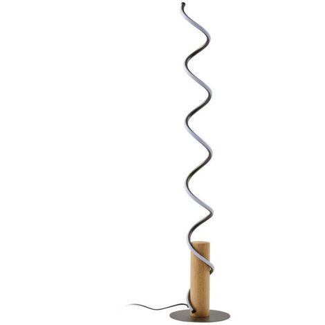 LED Lampadaire 'Spiraali' en aluminium pour salon & salle à manger (1/5)