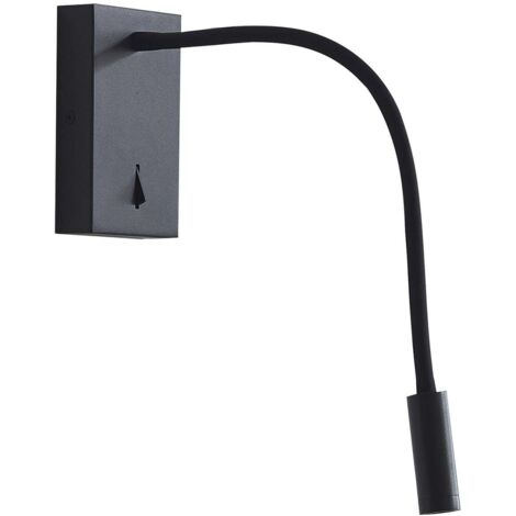 LED Applique Murale 'Hetti' en métal pour chambre à coucher (1/5)
