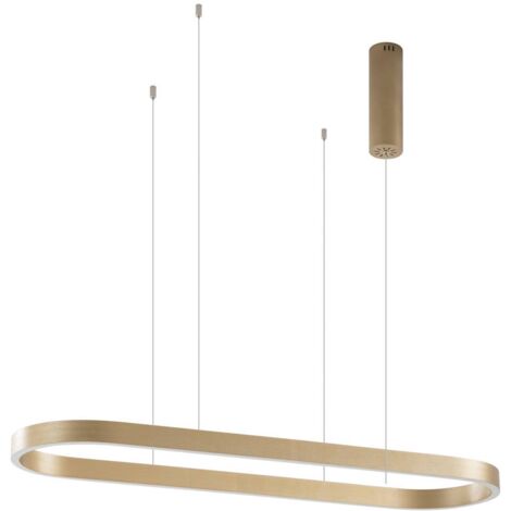 LED à intensité variable 'Melinay' en aluminium pour salon & salle à manger (1/5)