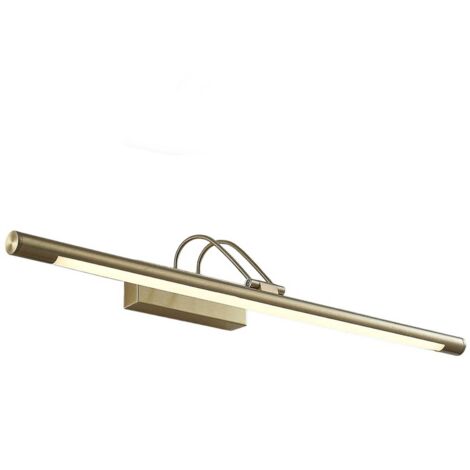 Lindby – Applique murale LED Mailine en métal laiton – Interrupteur intégré – Économie d'énergie – Pour salon et salle à manger