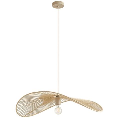 Suspension à intensité variable 'Valdorin' en papier pour salon & salle à manger (1/5)