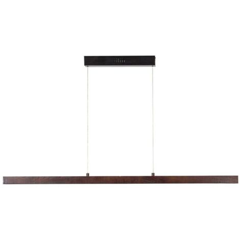 LED Suspension à intensité variable 'Nihalo' en bois pour salon & salle à manger (1/5)