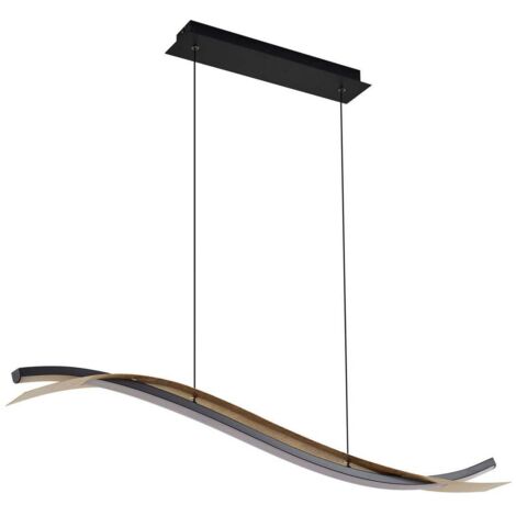 LED Suspension à intensité variable 'Alevia' en métal pour salon & salle à manger (1/5)