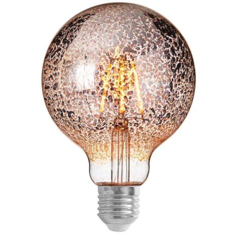 LED Ampoule E27 à intensité variable 'E27 4W LED-Globe' en verre (1/2)