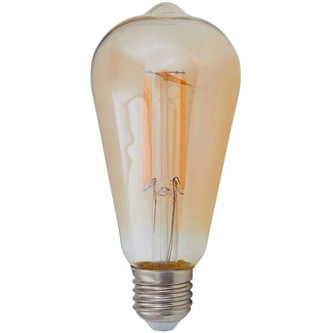Éclairez votre vie avec Lot de 10 Ampoules LED Vintage ST64 Doré