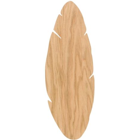 Applique à intensité variable 'Lehti' en bois pour salon & salle à manger